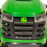 Trattorino rasaerba a scarico laterale John Deere X127 da 656cc con piatto di taglio da 107cm.