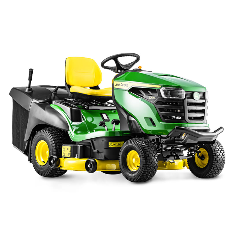 Trattorino rasaerba con raccolta John Deere X167 R con motore da 656cm3