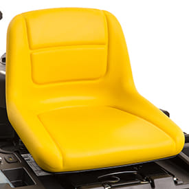 Trattorino rasaerba a scarico laterale John Deere Z335 E a sterzata zero da 656cm3 con piatto di taglio da 107cm.