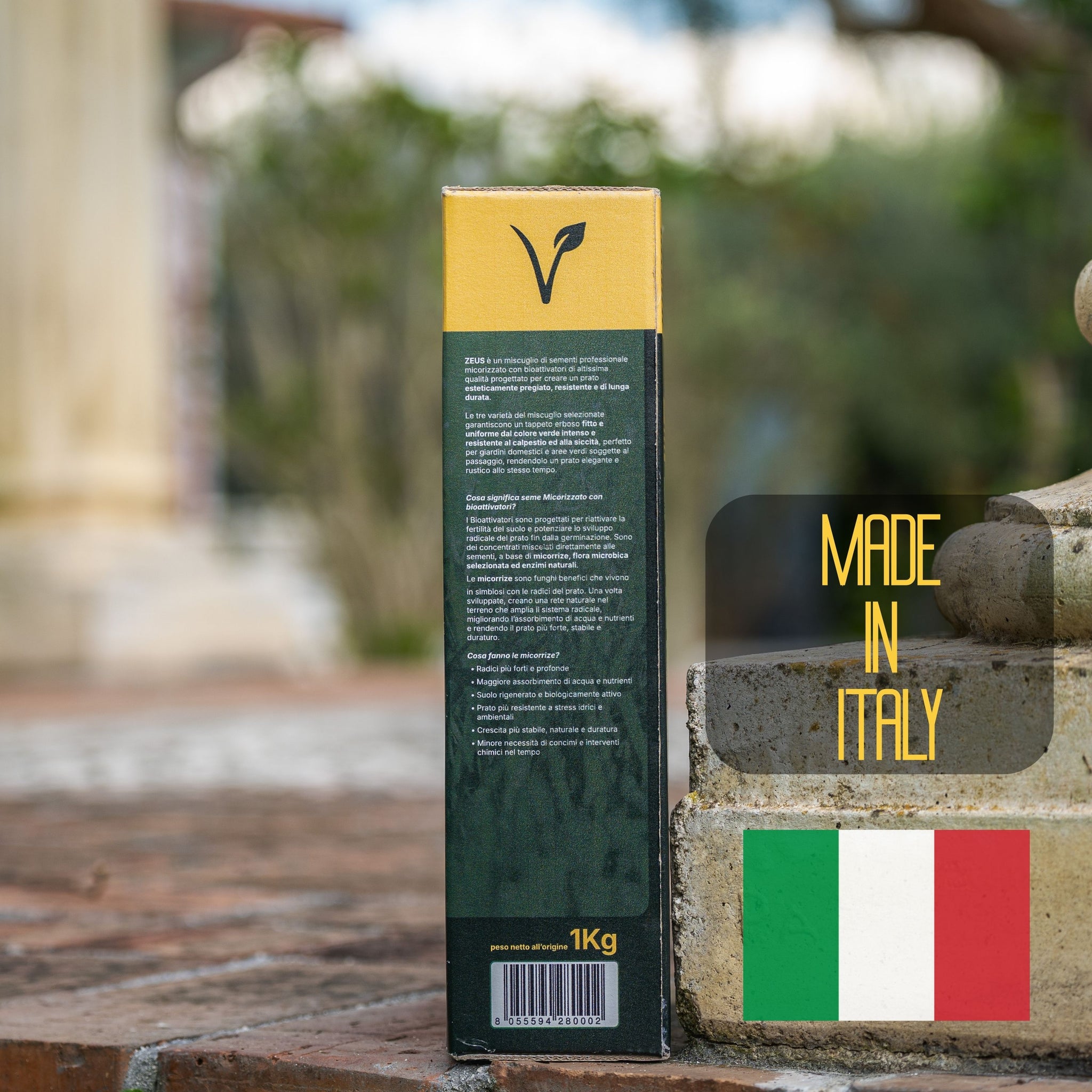 Seme per prato micorizzato Zeus Verilea - Universale e resistente al calpestio.